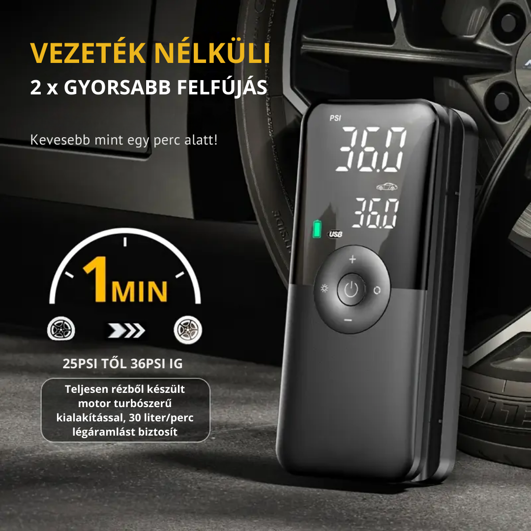 AirGo elektromos légpumpa